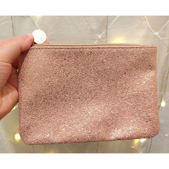 IPSY 2 MAKEUP COSMETIC BAGS 7X5 FLORAL STYLISH FASHION UNIQUE GLAM TRAVEL CHIC - Picture 2 of 7